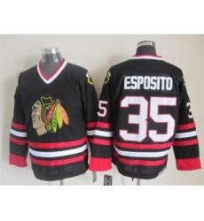 nhl jerseys chicago blackhawks 35 esposito black[2015 new]
