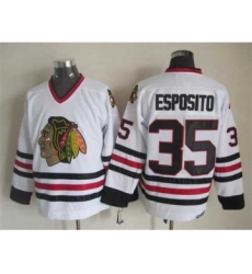 nhl jerseys chicago blackhawks 35 esposito white[2015 new]