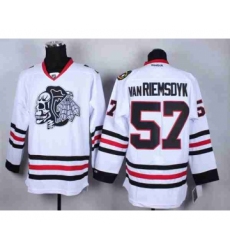 nhl jerseys chicago blackhawks #57 van riemsdyk white-1[the skeleton head]