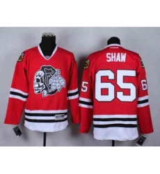 nhl jerseys chicago blackhawks #65 shaw red-1[the skeleton head]
