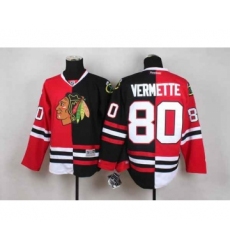 nhl jerseys chicago blackhawks #80 vermette black-red[split]