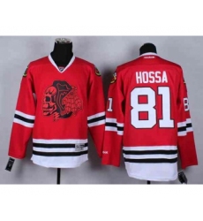 nhl jerseys chicago blackhawks #81 hossa red[the skeleton head]