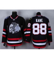 nhl jerseys chicago blackhawks #88 kane black[2014 Stadium Series][the skeleton head]