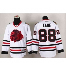nhl jerseys chicago blackhawks #88 patrick kane white[the skeleton head]