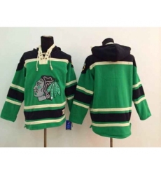 nhl jerseys chicago blackhawks blank green[pullover hooded sweatshirt]