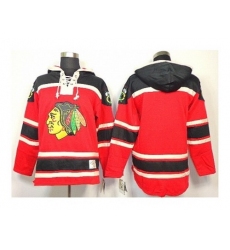 nhl jerseys chicago blackhawks red[pullover hooded sweatshirt]