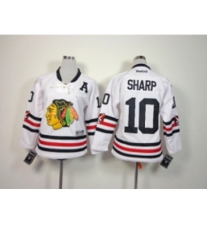 NHL Youth chicago blackhawks #10 Patrick Sharp white jerseys(2015 new classic)