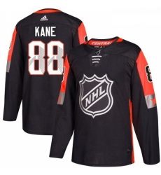 Youth Adidas Chicago Blackhawks 88 Patrick Kane Authentic Black 2018 All Star Central Division NHL Jersey 