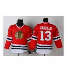 Youth nhl jerseys chicago blackhawks #13 carcillo red