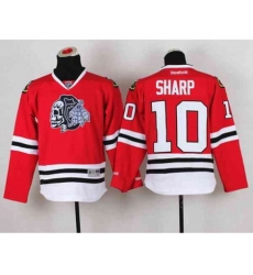 youth nhl jerseys chicago blackhawks #10 sharp red-1[the skeleton head]