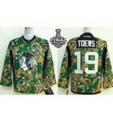 youth nhl jerseys chicago blackhawks #19 toews camo[2015 stanley cup]