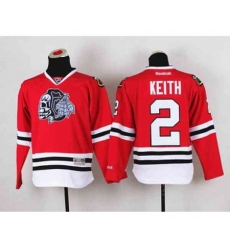 youth nhl jerseys chicago blackhawks #2 keith red-1[the skeleton head]
