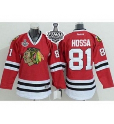 youth nhl jerseys chicago blackhawks #81 hossa red[2015 stanley cup]