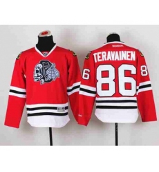 youth nhl jerseys chicago blackhawks #86 teravainen red-1[the skeleton head]