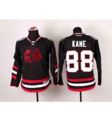 youth nhl jerseys chicago blackhawks #88 kane black-1[2014 Stadium Series][the skeleton head]