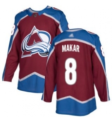 Adidas Colorado Avalanche 8 Cale Makar Burgundy Home Authentic Stitched NHL Jersey