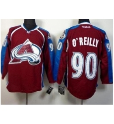 Colorado Avalanche 90 Ryan O'Reilly Red Stitched NHL Jersey