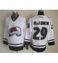 NHL Colorado Avalanche #29 Nathan MacKinnon white-black jerseys