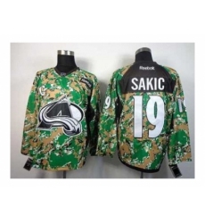 NHL Jerseys Colorado Avalanche #19 Sakic Camo Jerseys[patch C]