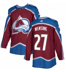 Youth Adidas Colorado Avalanche 27 John Wensink Authentic Burgundy Red Home NHL Jersey 