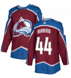 Youth Adidas Colorado Avalanche 44 Mark Barberio Authentic Burgundy Red Home NHL Jersey 