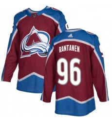 Youth Adidas Colorado Avalanche 96 Mikko Rantanen Authentic Burgundy Red Home NHL Jersey 