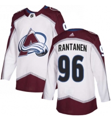 Youth Avalanche #96 Mikko Rantanen White Road Authentic Stitched NHL Jersey