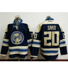 Blue Jackets #20 Brandon Saad Navy Blue Alternate Stitched NHL Jersey