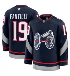 Men Columbus Blue Jackets 19 Adam Fantilli Navy 2024 25 Alternate Stitched Hockey Jersey