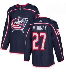 Mens Adidas Columbus Blue Jackets 27 Ryan Murray Authentic Navy Blue Home NHL Jersey 