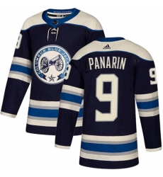 Mens Adidas Columbus Blue Jackets 9 Artemi Panarin Authentic Navy Blue Alternate NHL Jersey 