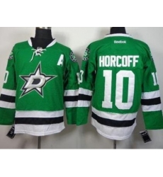 Dallas Stars 10 Shawn Horcoff Green Stitched NHL Jersey