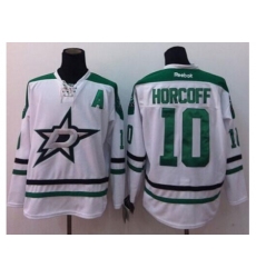 Dallas Stars #10 Shawn Horcoff White Stitched NHL Jersey
