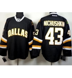 Dallas Stars 43 Valeri Nichushkin Black Stitched NHL Jersey
