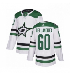 Mens Adidas Dallas Stars 60 Ty Dellandrea Authentic White Away NHL Jersey 