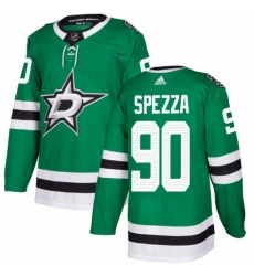 Mens Adidas Dallas Stars 90 Jason Spezza Authentic Green Home NHL Jersey 