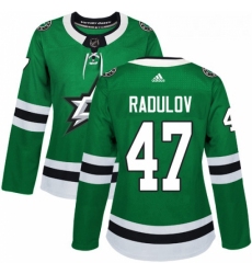 Womens Adidas Dallas Stars 47 Alexander Radulov Premier Green Home NHL Jersey 