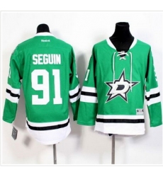 Youth Dallas Stars #91 Tyler Seguin Green Stitched NHL Jersey