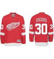 Detroit Red Wings #30 Chris Osgood Red Hockey Jersey