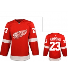 Men Detroit Red Wings 23 Lucas Raymond Red Home Hockey Stitched NHL Jersey