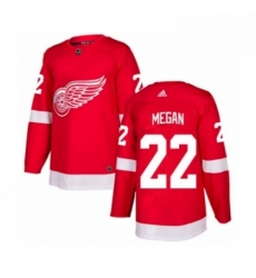 Mens Adidas Detroit Red Wings 22 Wade Megan Premier Red Home NHL Jersey 