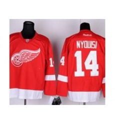 NHL Jerseys Detroit Red Wings #14 NYQUISI CCM Throwback red