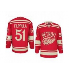 NHL Jerseys Detroit Red Wings #51 Valtteri Filppula red(2014 winter classic)
