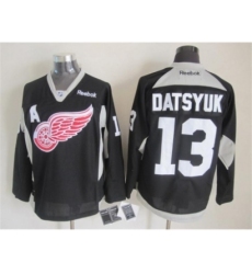 NHL detroit red wings #13 datsyuk black jerseys