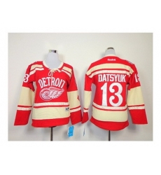 Women NHL Jerseys Detroit Red Wings #13 datsyuk red[2014 winter classic]