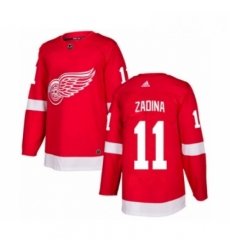 Youth Adidas Detroit Red Wings 11 Filip Zadina Premier Red Home NHL Jersey 