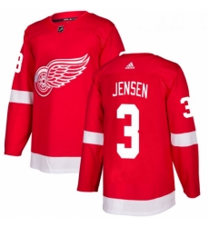 Youth Adidas Detroit Red Wings 3 Nick Jensen Premier Red Home NHL Jersey 