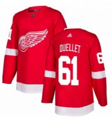 Youth Adidas Detroit Red Wings 61 Xavier Ouellet Premier Red Home NHL Jersey 