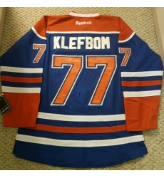 Edmonton Oilers #77 Klefbom NHL Hockey Jersey