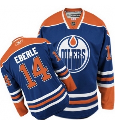 Edmonton Oilers Hockey Games Jerseys 14 Eberle Blue Color Jersey
